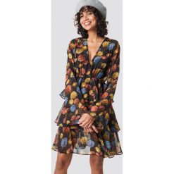 NA-KD Boho Sukienka z długim rękawem - Multicolor. Sukienki damskie marki NA-KD Boho. Za 202.95 zł.