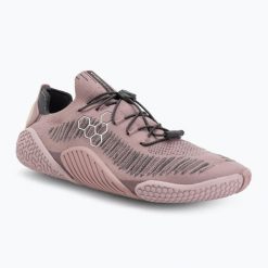 Buty barefoot damskie Vivobarefoot Motus Flex. Czerwone obuwie sportowe damskie Vivobarefoot, bez wzorów, z dzianiny, na fitness i siłownię. Za 579.99 zł.