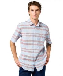 MESKA KOSZULA WRANGLER SS 1 PKT SHIRT NIAGARA MIST 112362756. Koszule męskie Wrangler, l, bez wzorów, bez kołnierzyka, bez ramiączek. Za 179.99 zł.