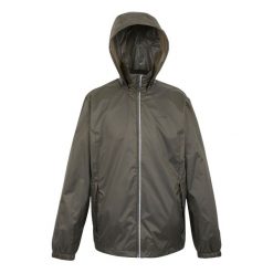 Męska Kurtka Przeciwdeszczowa Lyle IV. Brązowe kurtki sportowe męskie Regatta, m, bez wzorów, trekkingowe. Za 186.99 zł.