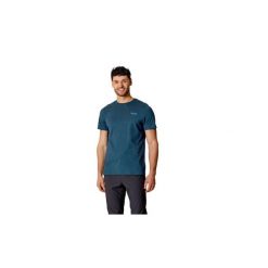 Koszulka trekkingowa Stance Strata Tee. Niebieskie koszulki sportowe męskie RAB, m, bez wzorów, z bawełny, bez kołnierzyka, bez ramiączek, trekkingowe. Za 150.99 zł.