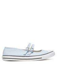 Converse Baleriny Chuck Taylor All Star Dainty Mary Jane A13799C Błękitny. Niebieskie baleriny damskie Converse, bez wzorów, z materiału, retro, bez obcasa. Za 209.99 zł.