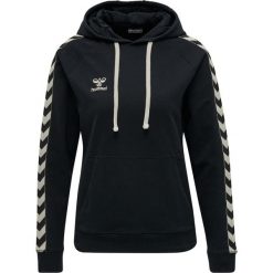 Bluza damska z kapturem Hummel Lmove Classic. Czarne bluzy sportowe damskie Hummel, s, bez wzorów, z dzianiny, z kapturem, na fitness i siłownię. Za 249.30 zł.