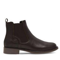 Sztyblety Lasocki. Brązowe botki damskie Lasocki, bez obcasa, na płaskiej podeszwie, bez zapięcia. Za 199.99 zł.