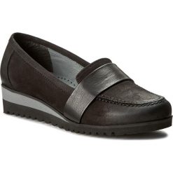 Półbuty SERGIO BARDI - Marica FW12726817LK 401. Czarne półbuty damskie Sergio Bardi, w paski, z nubiku, eleganckie. W wyprzedaży za 179.00 zł.