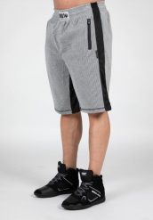 Augustine Stara szkoła Szorty - Szary. Szare krótkie spodenki sportowe męskie GORILLA WEAR, l, bez wzorów, z materiału, na fitness i siłownię. Za 209.00 zł.