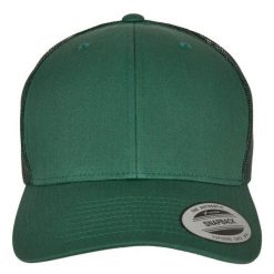 Retro Trucker Cap. Zielone czapki i kapelusze damskie FLEXFIT, bez wzorów, retro. Za 51.99 zł.