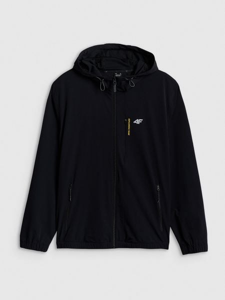 4F Kurtka przejściowa męska - czarna L. Czarne kurtki męskie 4f, l, bez wzorów, bez kaptura. Za 269.99 zł.