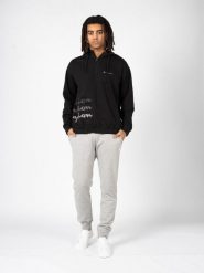 Bluza trekking męska. Czarne bluzy męskie Champion, m, bez wzorów, z bawełny, z kapturem. Za 471.00 zł.