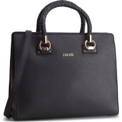 Torebka LIU JO - L Satchel Manhattan N68099 E0087 Nero 22222. Czarne torebki do ręki damskie Liu Jo, ze skóry ekologicznej. Za 689.00 zł.