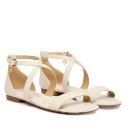 Sandały MICHAEL Michael Kors. Sandały damskie MICHAEL Michael Kors, bez wzorów, bez obcasa, na płaskiej podeszwie, bez zapięcia. Za 589.99 zł.