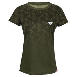 Koszulka damska Tecnifibre X-Loop. Zielone t-shirty damskie TECNIFIBRE, bez wzorów, sportowe, bez kołnierzyka. Za 210.00 zł.