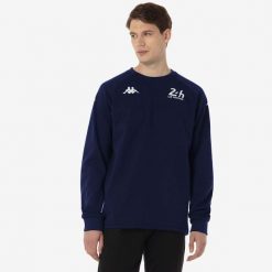 Bluza Kappa Adofodo 24H Le Mans. Niebieskie bluzy męskie Kappa, m, bez wzorów, z materiału, bez kaptura. Za 392.00 zł.
