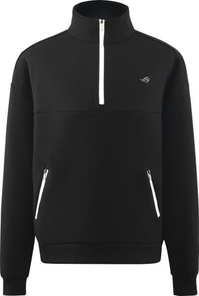 Asus ROG sweatshirt CL1004 black 2XL (90GC02A0-BLT040). Czarne bluzy męskie Asus, m, bez wzorów, bez kaptura. Za 172.70 zł.
