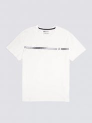 Koszulka męska z nadrukiem biała Misser 100. Białe t-shirty męskie Big Star, l, bez wzorów, z bawełny, klasyczne, bez kołnierzyka. Za 99.99 zł.