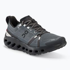 Buty do biegania damskie On Cloudsurfer Trail. Szare obuwie sportowe damskie On, bez wzorów, z materiału, do biegania. Za 629.99 zł.