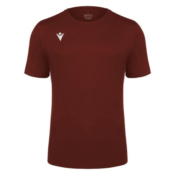 Koszulka Macron Boost Eco x5. Czerwone koszulki sportowe męskie Macron, l, bez wzorów, z materiału, bez kołnierzyka, bez ramiączek, na fitness i siłownię. Za 311.10 zł.