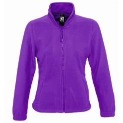 Damska Bluza Polarowa North Fleece Jacket. Fioletowe bluzy sportowe damskie SOL'S, l, bez wzorów, z polaru, bez kaptura, trekkingowe. Za 109.99 zł.