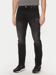 HUGO Jeansy 50530597 Czarny Slim Fit. Czarne jeansy męskie Hugo. Za 289.99 zł.