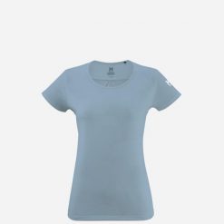 Koszulka damska techniczna MILLET W Hiking Jacquard Ts Ss niebieski. Niebieskie t-shirty damskie Millet, s, bez wzorów, z materiału, eleganckie, bez kołnierzyka. Za 211.30 zł.