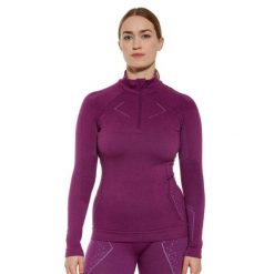 Bluza damska z krótkim ekspresem wełniana Brubeck EXTREME MERINO. Czerwone bluzy damskie Brubeck, bez wzorów, z wełny, bez kaptura. Za 462.49 zł.