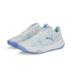 Buty do piłki ręcznej damskie Puma Accelerate Turbo Nitro Ii W. Białe obuwie sportowe damskie Puma, bez wzorów, do piłki ręcznej. Za 690.00 zł.