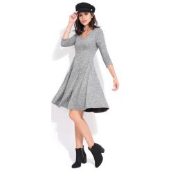 Fille Du Couturier Sukienka Damska Emeraude 36 Szary. Szare sukienki damskie Fille Du Couturier, z długim rękawem. Za 229.00 zł.