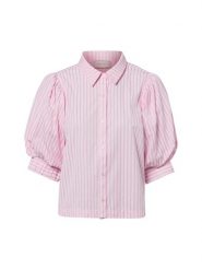 Neo Noir bluzka koszulowa - Etta Kobiety różowy, 42. Czerwone bluzki damskie Neo Noir, bez wzorów, bez kołnierzyka, bez ramiączek. Za 349.95 zł.