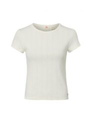 Levi's Koszulka Kobiety Bawełna biały, L. Białe t-shirty damskie Levi's, l, bez wzorów, z bawełny, bez kołnierzyka. Za 119.95 zł.