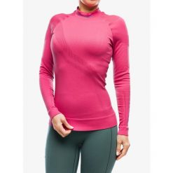 Bluza termoaktywna damska Brubeck Thermo Wool by Pustelnik. Czerwone bluzy damskie Brubeck, bez wzorów, bez kaptura, narciarskie. Za 193.99 zł.