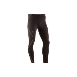 Legginsy do biegania długie męskie Running Essential Warm. Czarne legginsy sportowe męskie KALENJI. Za 49.99 zł.