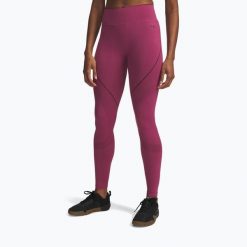 Legginsy Under Armour Vanish Seamless. Fioletowe obuwie sportowe damskie Under Armour, bez wzorów, na fitness i siłownię. Za 299.99 zł.