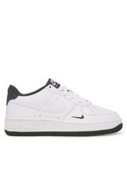 Nike Sneakersy Air Force 1 LV8 1 (GS) HJ4560 Biały. Białe buty sportowe chłopięce Nike, bez wzorów, ze skóry, bez zapięcia. Za 429.99 zł.
