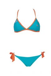 Strój kąpielowy damski dwuczęściowy kostium bikini na basen Arena Icons. Niebieskie bikini damskie Arena, s, bez wzorów. Za 41.99 zł.