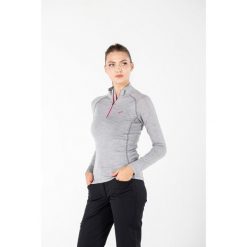 Vega - damska koszulka 100% merino wełna 195 g/m² z zamkiem YKK. Szare koszulki sportowe damskie WOOLONA, l, bez wzorów, z wełny, bez kołnierzyka, bez ramiączek, trekkingowe. W wyprzedaży za 306.00 zł.