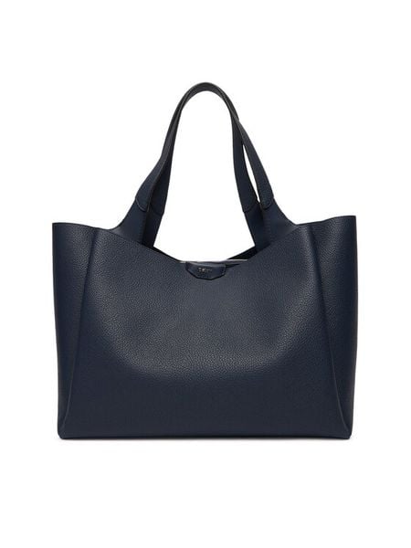 DKNY Torebka R43AYG32 Granatowy. Niebieskie torebki do ręki damskie DKNY, bez wzorów, ze skóry, bez dodatków. Za 548.99 zł.