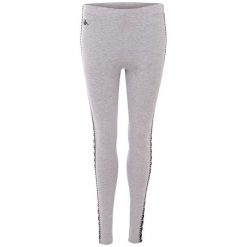 Legginsy damskie Kappa ISADOMA szare. Szare legginsy damskie Kappa, m, bez wzorów, na fitness i siłownię. Za 39.99 zł.