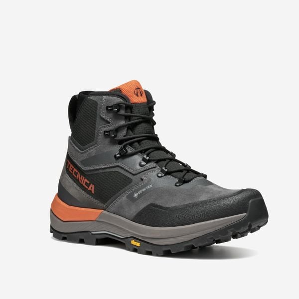 Buty trekkingowe męskie Vibram GTX Tecnica Fuse wodoodporne. Brązowe trekkingi męskie TECNICA, na zimę, trekkingowe, gore-tex. Za 749.99 zł.