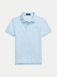 Polo Ralph Lauren Polo 323708857064 Błękitny Regular Fit. Niebieskie t-shirty dla chłopców Polo Ralph Lauren, bez wzorów, z bawełny, bez ramiączek. Za 219.99 zł.