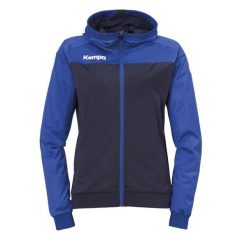 Kurtka damska Kempa Prime Multi. Niebieskie bluzy sportowe damskie Kempa, l, bez wzorów, z kapturem, na fitness i siłownię. W wyprzedaży za 222.00 zł.