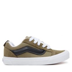 Tenisówki Vans. Zielone trampki i tenisówki chłopięce Vans, bez wzorów, bez zapięcia. Za 199.99 zł.