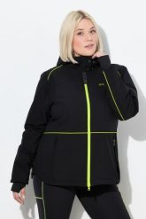 Damskie Kurtka funkcyjna HYPRAR wodoodporna dwukierunkowy zamek błyskawiczny. Niebieskie kurtki damskie Ulla Popken, plus size, bez wzorów, z materiału, bez kaptura. Za 699.99 zł.