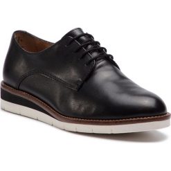 Oxfordy TAMARIS - 1-23202-22 Blk Lea/Plain 035. Półbuty damskie Tamaris. W wyprzedaży za 219.00 zł.