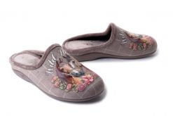 SANITAL FLEX Z30753X pearl, kapcie damskie. Brązowe kapcie damskie Sanital-Flex, bez wzorów. Za 129.90 zł.
