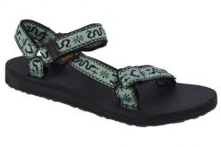 Sandały damskie, Teva W Original Universal Sandals. Czarne sandały damskie Teva, bez wzorów, z materiału, bez obcasa, bez zapięcia. Za 229.00 zł.