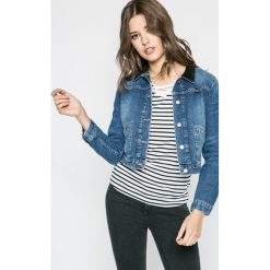 Wrangler - Kurtka. Niebieskie kurtki damskie marki Wrangler, z bawełny. W wyprzedaży za 279.90 zł.