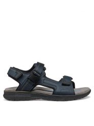 Geox Sandały U Spherica Ec5 U55ELB 000EK C4002 Granatowy. Niebieskie sandały męskie Geox, ze skóry, bez zapięcia. Za 259.99 zł.