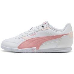 Damskie Sneakers Puma Bella Donna L. Białe obuwie sportowe damskie Puma, bez wzorów, ze skóry ekologicznej, na fitness i siłownię. Za 490.00 zł.