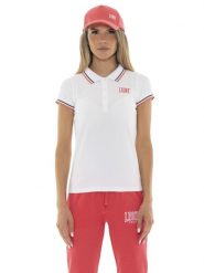 Koszulka polo na czas wolny na co dzień. Czarne koszulki sportowe damskie LEONE 1947 APPAREL, uniwersalny, bez wzorów, bez kołnierzyka, bez ramiączek, na fitness i siłownię. Za 164.19 zł.
