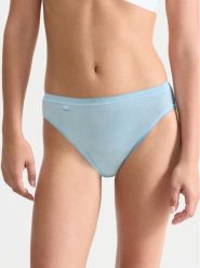 Sloggi Komplet 3 par fig klasycznych Basic 10222391 Niebieski. Niebieskie figi damskie Sloggi, bez wzorów, z bawełny. Za 88.00 zł.